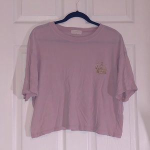 Two cropped top t-shirts